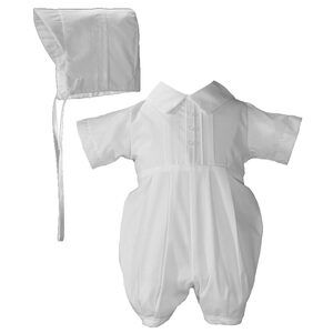 Little Things Mean A Lot Boys Christening Baptism Romper And Hat Size 3M
